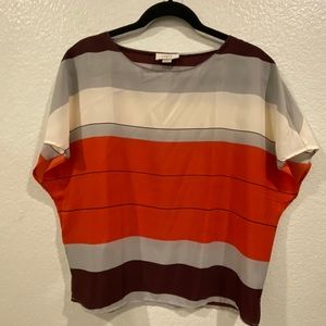 Ann Taylor LOFT short sleeves blouse (small)